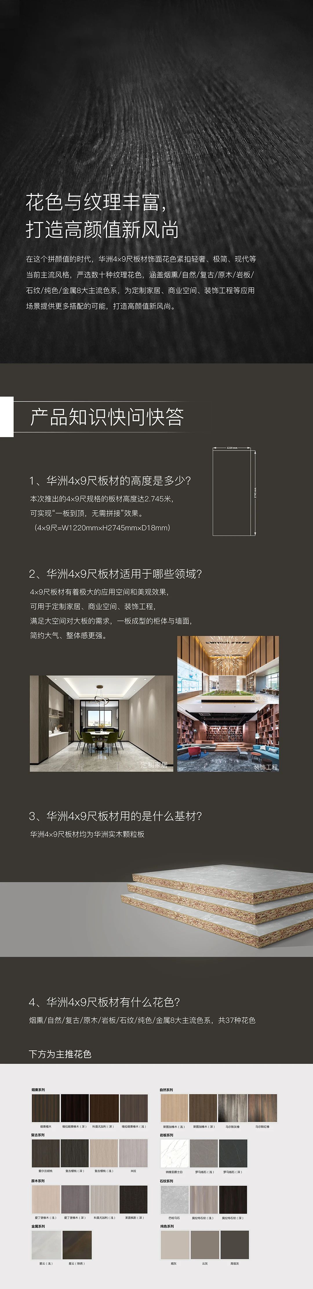新品發(fā)布  華洲Max+板材系列，享受一板到頂?shù)耐昝?圖4)